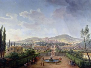 Utsikt over Marino, 1719 av Gaspar van Wittel